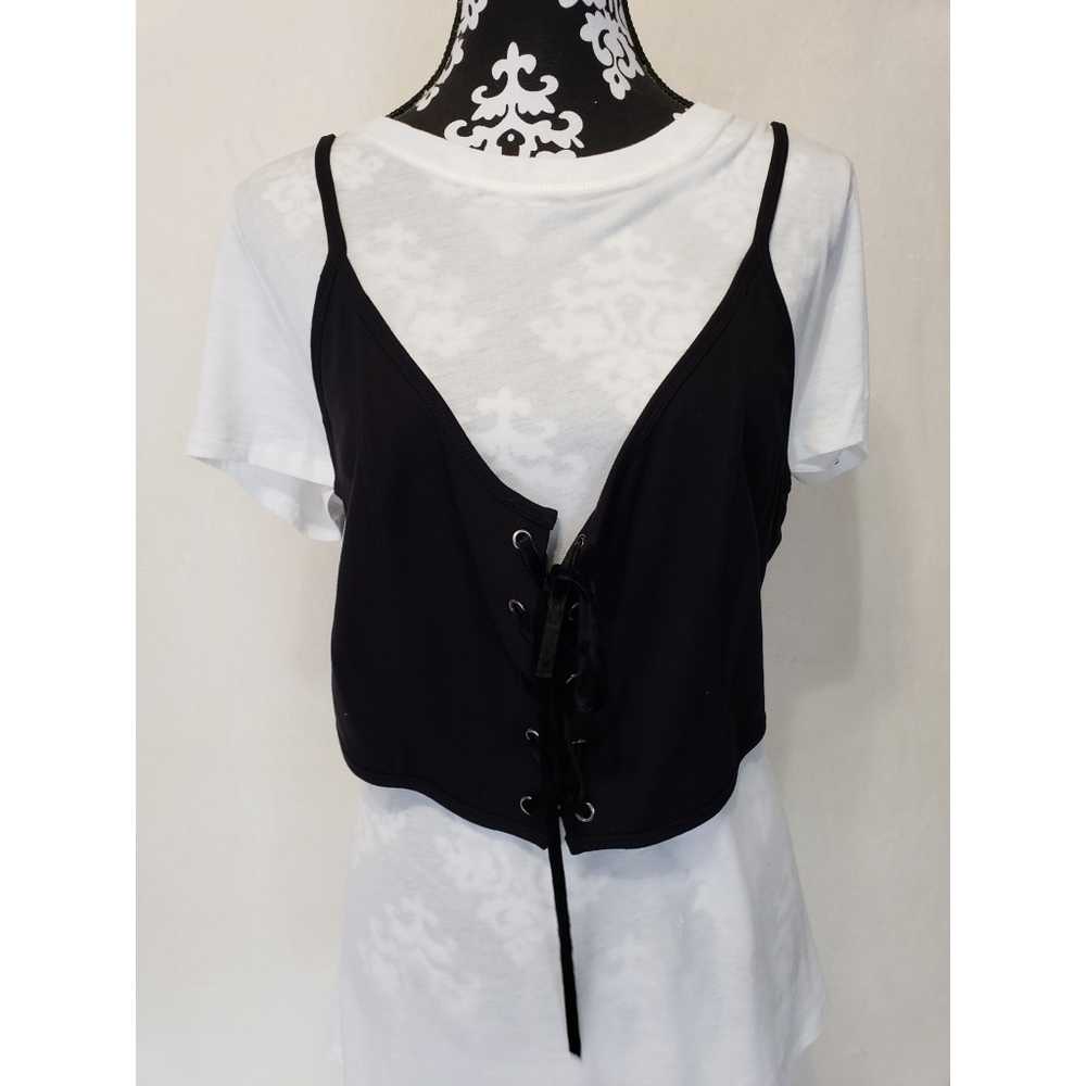 Torrid | Tee with vest